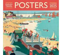 English Travel Posters Wall Calendar 2025 (Art Calendar)