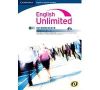 English unlimited for spanish speakers intermediate coursebook with e-portfolio (Edición para España) (CAMBRIDGE)