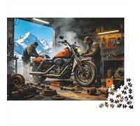 English Village Adulto Jigsaws 1000 Pieces Recycled Paper British Countryside Puzzle para Adultos Parent Child Accesorios de Juego Bendiciones de Vacaciones Gift para Women 52x38cm/1000pcs