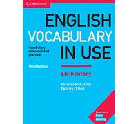 English Vocabulary in Use Elementary. Third Edition. Book with Answers.: Vocabulary Reference and Practice (SIN COLECCION)