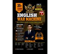 ENGLISH WAR MACHINE: Your Ultimate Weapon to Build Strong English | Complete English Foundation Guide for SSC, Banking, Railway, Defence & Competitive Exams