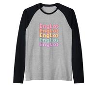 Englot Rainbow Letter Design | Pareja tailandesa GL Fan Art Camiseta Manga Raglan
