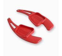 ENGOER Compatible Con A3 S3 A4 S4 A5 Q2 Q7 Para TT TTS 2015 2016 2017 2018 2019 2020 Extensión De Paleta De Cambio De Volante De Coche Accesorios Interiores(Carbon Fiber Red)