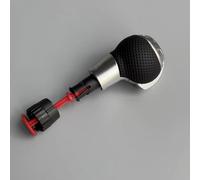 ENGOER Compatible Con A3 S3 RS3 Q3 S6 RS6 A4 A5 A7 Perilla Cambio Marchas Transmisión Automática Cabezal Manija Palanca Cambios Accesorios Interiores Automóvil(RS logo)