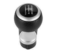 ENGOER Compatible Con A4 B6 B7 B8 A6 S4 8K A5 8T Q5 8R Perilla De Cambio De Marchas Manual De 5/6 Velocidades Para Coche Manija De Cambio De 12 Mm Accesorios Interiores(Silver 5Speed-13524R)
