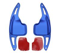 ENGOER Compatible Con BMW Para F30 F31 F32 F10 F20 F22 F15 F16 X1 X3 X4 X5 X6 2 Extensiones De Palanca De Cambio De Aleación De Aluminio Para Volante(Blue)
