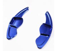 ENGOER Compatible Con Hyundai Para Genesis Coupé 2012 2013 2014 Incluye Un Par De Extensiones De Palanca De Cambios De Aluminio Para El Volante(Blue)