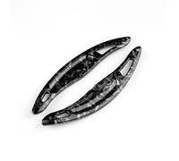 ENGOER Compatible Con Porsche Para Macan 2014 2015 2016 2017 2018 2019 2020 2021 Palanca De Cambios Para Volante De Coche Accesorios Interiores ABS(Red Carbon Fiber)