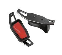 ENGOER Compatible Con Seat Para Ibiza 6J 2009 2010 2011 2012 2013 2014 2015 1 Par De Pegatinas Extensibles Para Palanca De Cambios De Volante De Coche(Silver)