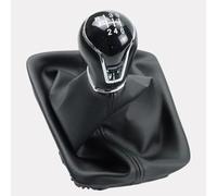 ENGOER Compatible Con Seat Para Leon III 3 MK3 5 Puertas 2012 2013 2014 2015 2016 2017 Manual 5 6 Velocidades Pomo De Palanca De Cambios Con Fuelle(5 Speed Red Line)