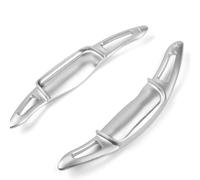 ENGOER Compatible Con Toyota Para Corolla 2020 2021 2022 1 Par De Cubiertas De Extensión Para Levas De Cambio De Volante De Aleación De Aluminio Para Interior De Coche(Silver 1 pair)