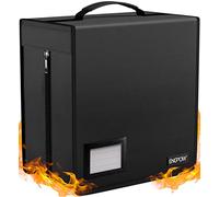 ENGPOW Estuche ignífugo para CD, Black, 400 Capacity, Capacidad para 400 Unidades
