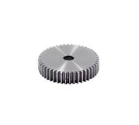 Engranaje cilíndrico de diente recto, 1 molde, 28-45 dientes, orificio de proceso, engranaje de transmisión de 6/8/10mm, ambos lados(2PCS,1M 34Teeth Hole 8)