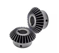 Engranaje cónico de 1 módulo, 25 dientes, m, orificio interior 6 mm, 8, 10 y 12, engranajes metálicos 90 grados for modificación modelos automóviles(8mm keyway 3mm,15pcs 1M 25 Teeth)