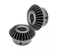 Engranaje cónico de 2 m, 15 dientes, con orificio interior 6 mm, 7, 8, 10, 12, 14 y, engranajes acero accionamiento 90 grados tornillo(14mm keyway 5mm,10pcs 2M 15 Teeth)