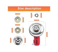 Engranaje cónico para desbrozadora de 26 mm y 9 dientes, cabezal de engranaje universal para desbrozadora