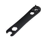 Engranaje cortador de mango largo con diseño de 4 puntos, amoladora angular, adecuada para 10 mm, 13 mm, 17 mm, fácil extracción de disco, agarre cómodo, llave de amoladora angular de liberación