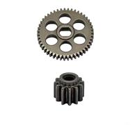 Engranaje de cortacésped de 47 dientes para cortacésped de 8, 10, 12 pulgadas de litio para cortacésped de batería, pieza de repuesto de aluminio y hierro, engranaje de transmisión ligero, marrón