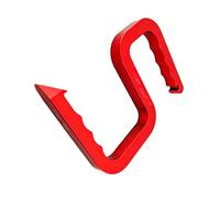 Engranaje de crisis portátil de aluminio rojo con mango de gestión de manguera y llave de rosca de herramienta de vidrio inastillable