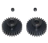 Engranaje de motor de piñón 27T compatible con Traxxas UDR Unlimited Desert Racer Parts 5647 32P 0.8M 5mm Eje de acero duro, 2 piezas (27T)