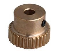 Engranaje de motor de piñón, inglete escalonado 1 pieza 0,5 módulo 20T 30T 40T 50T 60T Engranaje helicoidal de latón 0,5 M 20 dientes Rueda de piñón de engranaje recto con tornillo for caja de engrana