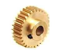 Engranaje de motor de piñón, inglete escalonado 1 pieza 0,5 módulo 34 dientes engranaje recto de cobre 0,5 M 20T 21T 23T 25T 30T 35T engranaje recto convexo 6 mm 6,35 mm 7 mm 8 mm de diámetro Engran