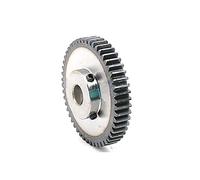 Engranaje de motor de piñón, inglete escalonado 1 pieza 1,5 M 35T 40T 50T 60T 65T 70T Engranaje recto Engranaje de motor de acero al carbono 1,5 módulo 80 dientes Engranaje recto de metal con bisel es