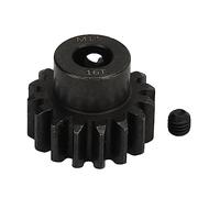 Engranaje de motor para coche RC M1.5, orificio interior de 8 mm, piñón de acero RC con tornillo de fijación M5 para vehículos modelo 1/5 (16T)