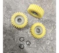 Engranaje de nailon 28T de 37,5 mm OD 12 mm de grosor para reconstrucciones de caja de cambios de scooter eléctrico y configuraciones de tren de transmisión equipadas con 608 rodamientos