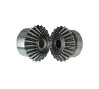 Engranaje de piñón de motor de acero resistente 1 engranaje cónico n.º 45 de acero templado, transmisión 90 grados, 15-30 dientes, recto, orificio proceso 1:1 con tornillo(3M29T process hole)