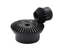 Engranaje de piñón de motor de acero resistente 1 pieza Relación de velocidad 1:2 a relación 1:8 Engranaje cónico transmisión 90 grados Modo 0,8 2,5 3(2.5M15T-60T)