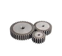 Engranaje de piñón de motor de acero resistente 1 Uds,5 M engranaje recto 42T/43T/44T/45T/46T/47T/48T/49T/50T/51T/52T/53T/54T/55T/56T espesor de acero al carbono 15mm(1.5M 44T -1pcs)