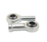 Engranaje de piñón de motor de acero resistente 1 Uds SA SI M3 M4 M5 M6 M8 M10 M12 M14 M16 junta de bola rodamiento extremo varilla roscada métrica(Sa8 M8-Right Thread)