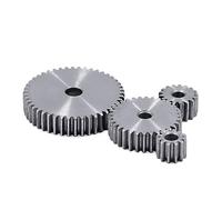 Engranaje de piñón de motor de acero resistente Engranaje recto engranaje positivo Mod 1M 26T 27T 28T 29T 30T 31T 32T 35T 36T 40T 45T 50T 60T dientes(28 Teeth -1pcs)