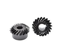 Engranaje de piñón de motor de acero resistente Juego De Engranajes Cónicos Espirales 1:1 2M, 20 Dientes, Orificio Chaveta 14-18mm(16mm (keyway 5))