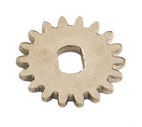 Engranaje de trinquete de metal para carrete de pesca Pronunciación del husillo Rueda Spinner Pieza de Reparación Accesorio 1 Pieza Tono Plateado(1)