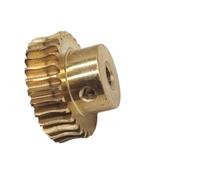 Engranaje de turbina helicoidal de 1 módulo, 30 dientes, latón, 1 m, 30 dientes, engranaje helicoidal escalonado, relación de reducción 1:30, piñón de 10 mm de grosor Reductor turbina(10MM BORE)