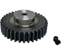 Engranaje del motor del piñón, inglete escalonado 1 pieza Engranaje del piñón del engranaje recto del enfriamiento 1.5M 50T 12 mm Ancho 8-25 mm Engranaje del orificio 50 dientes 1.5 Módulo Caja de eng