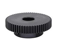 Engranaje del motor del piñón, inglete escalonado 1M 60T Engranaje recto 6 mm 10 mm 15 mm 20 mm Diámetro 45 Dientes de enfriamiento de acero al carbono Engranaje 1 módulo 60 dientes Piñón recto bisela