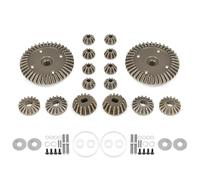 Engranaje diferencial delantero trasero de metal para Tamiya XV-02 MB-01 XM-01 RC Car