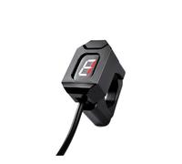 Engranaje Digital Accesorios De Motocicleta Indicador Engranaje Nivel 1-6 Medidor Digital Para V-Rod Para Modelos 2008-2017(Red1)