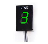 Engranaje Digital Accesorios Motocicleta Indicador Engranaje De Nivel 1-6 Medidor Digital para V-Rod Para Modelos 2008-2017(Green)