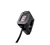 Engranaje Digital Accesorios Motocicleta Indicador Engranaje De Nivel 1-6 Medidor Digital para V-Rod Para Modelos 2008-2017(Red1)