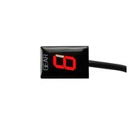 Engranaje Digital Accesorios Motocicleta Medidor Pantalla Indicador Marcha Digital 1-6 Velocidades Para Fzs600 para Fzs1000 Para Fzs 600 1000 2001-2003(Red)