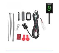 Engranaje Digital Pantalla Engranaje Motocicleta Indicador Visualización 6 Niveles Para YZF-R6 R1 Para TDM900 Para XJ6 Para FZ6 para FZS1000(Green1)