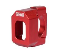 Engranaje Digital Para Fz6 Para Fzs600 para FZS1000 Para YZF-R1 Para TDM900 Para Xt660 Indicador Marcha Motocicleta Contador Velocidad Medidor Pantalla(Red bracket)