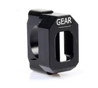 Engranaje Digital Para Fz6 Para Fzs600 para FZS1000 Para YZF-R1 Para TDM900 Para Xt660 Indicador Marcha Motocicleta Contador Velocidad Medidor Pantalla(Black bracket)