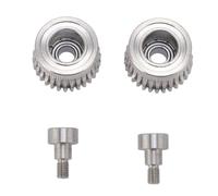 Engranaje extrusor All Metal Dual Set Wheel Conjunto de rueda de diseño sólido endurecido Error de acero a prueba de óxido Compatibilidad de impresión mejorada para la impresión