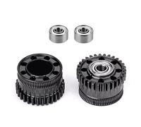 Engranaje extrusor Mejorado Compatible con CREA-lity K2 Plus Engranaje Impulsor de filamento Totalmente metálico Compatible con K2 Plus Recubrimiento DLC niquelado Desgaste de Alta dureza(5PCS)