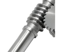 Engranaje helicoidal de acero 1 pieza, relación reducción 1:60/70/80/100, rueda m con varilla, kit engranajes fácil instalación(8mmx35)